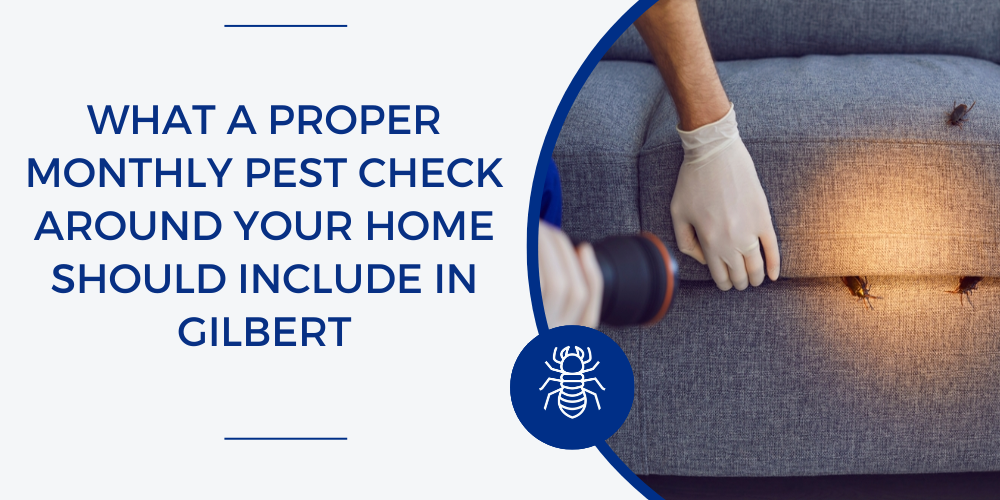 Monthly pest check